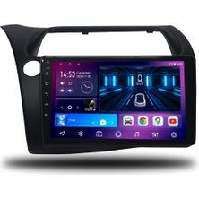 Carplayer Honda Civic Hb Euro 2007-2012 Uyumlu Android Multimedya 4gb Ram 64GB Hafıza