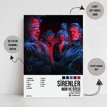 Orendart Mor ve Ötesi - Sirenler Albüm / Tasarımlı Poster