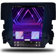 Carplayer Honda Civic Fc5 Tesla 2016-2020 Uyumlu Android Multimedya 4gb Ram 64GB Hafıza