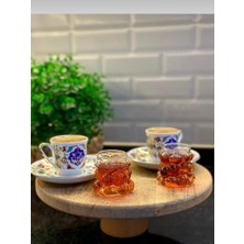 Boncuk Kahve Yanı Bardak 6'lı Mini Üzüm Bardak Boncuk Şekilli Pinterest Bardak 75ML