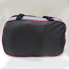 Su Geçirmez Katlanabilir Kumaş Siyah Kulplu Orta Boy Valiz,seyahat Çantası