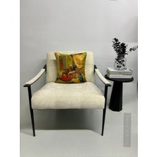 Palmia Home Otantik Desenli Dekoratif Kırlent Kılıfı