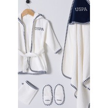 U.s. Polo Assn. Erkek Bebek Krem Bornoz Seti