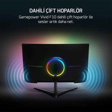 Gamepower 24'' Vivid F10 Curved Kavisli Rgb 120Hz 1ms Fhd Va Panel 2X2W Hoparlörlü Gaming Oyuncu Monitör