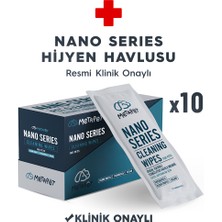 Metapet Nano Series Büyük Bakım Havlusu, Kedi Köpek Göz Kulak Ağız Temizleme, 10 Adet