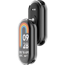 Dexmon Xiaomi Mi Band 8 Mi Band 9 Uyumlu Şeffaf Silikon Kasa ve Ekran Koruyucu