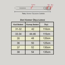 Efluce Siyah Erkek %100 Hakiki Deri Kemer 4Cm