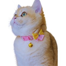 Hubjua Royal Kedi Köpek Tasması Ayarlanabilir Fiyonk Detaylı Lüx Pet Aksesuar