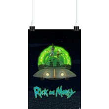 Wugu Rick And Morty Büyük Boy Poster 50 x 70 cm