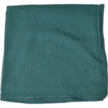 Levidor Pamuk Kare Caz Eşarp Koyu Mint Yeşili