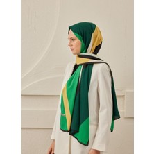 Cardion  Medine Ipeği Şal Baklava Model Yeşil