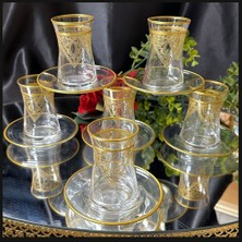 Çay Seti Heybelı Altın Agız Bant 1456 Sırmıne
