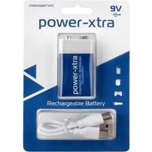 PX9V1000TYPC – 9V – 1000 Mah Şarjlı Pil – Type C