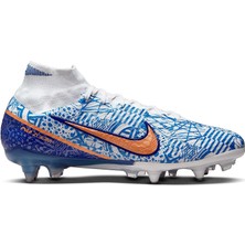 Nike Zm Mercurial 9 Elite Cr7 Sgprac Erkek Islak / Yumuşak Çim Zemin Kramponu DQ5294-182 Beyaz