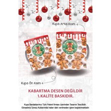 Baskı Yılbaşı Kurabiyesi Kabartma Değil Kupa Bardak Mug Yeni Yıl Hediye Marry Crismistmas