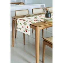 Sulu Boya Yılbaşı Konsept Tasarımlı Lazer Kesim Zarif Runner