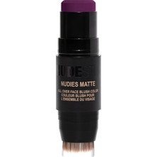 Nudies Matte Blush - Çift Uçlu Blush Stick Moodie Blu (7 G)