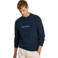 Pepe Jeans Bisiklet Yaka Regular Fit Lacivert Erkek Kazak PM702461-594 Cloy