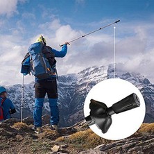 16 Adet Baston Kapakları Trekking Direği Kapakları ve Yedek Uçlar Uç Alpenstock Golf Sopası Kılıfı ile Uyumlu Yürüyüş Trekking Bastonu (Yurt Dışından)