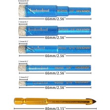 Fayans Matkap Seti, 6 Parça Elmas Matkap Ucu, 5-12 mm Fayans Matkap Ucu, Seramik Porselen Karolarla Uyumlu Elmas Matkap Ucu B (Yurt Dışından)