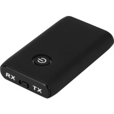 Sunshinee 3,5 mm Aux Stereo Çıkışlı Bluetooth 5.0 Verici Alıcı 2'si 1 Arada Kablosuz Adaptör, Tv/pc/ev Ses Sistemiyle Uyumlu (Yurt Dışından)