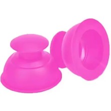 Vantuz Silikon Selülit & Masaj Kupası 2'li Set Pembe Renk