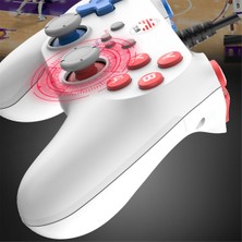 Gamepad'in NBA2K2020 Bilgisayar Versiyonu ile Uyumlu USB Tv Ev Canlı Futbol Çift Buhar Kolu, B (Yurt Dışından)