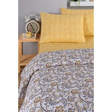 Evim Pretty Çift Kişilik Pike Takımı 200 x 230  cm  Sarı