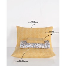 Evim Pretty Çift Kişilik Pike Takımı 200 x 230  cm  Sarı