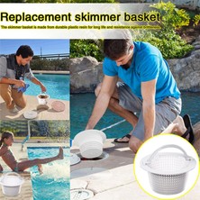 513330 Yer Üstü Havuz Skimmer Sepeti ve Havuz Skimmer ile Uyumlu, Havuz Filtre Sepetinin Değiştirilmesi (Yurt Dışından)