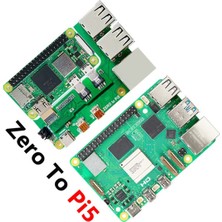 Zero 2W - Pı5 Kablolu Genişletme Kartı ile Uyumlu Zero - Pi5 Arayüz Adaptörü Zero USB Hub RJ45 Hat (Yurt Dışından)