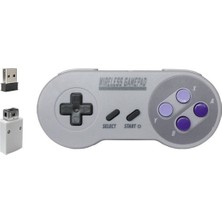 Sunshinee Oyun Denetleyicisi Kablosuz 2.4g Gamepad Joypad Joystick Snes Mini Pc ile Uyumlu Windows Ns Anahtarı Renkli Düğme (Yurt Dışından)