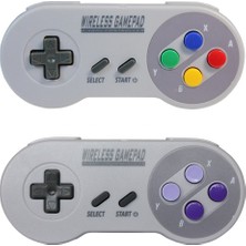 Sunshinee Oyun Denetleyicisi Kablosuz 2.4g Gamepad Joypad Joystick Snes Mini Pc ile Uyumlu Windows Ns Anahtarı Renkli Düğme (Yurt Dışından)