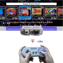 Sunshinee Oyun Denetleyicisi Kablosuz 2.4g Gamepad Joypad Joystick Snes Mini Pc ile Uyumlu Windows Ns Anahtarı Renkli Düğme (Yurt Dışından)