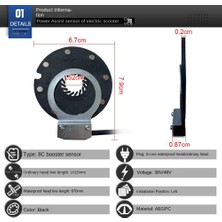 Elektrikli Bisiklet Pedalı Pas Sistemi Yardımcısı Sensörü 8 Mıknatıslar Hız Sensörü Ebike Aksesuarları Parçaları (Yurt Dışından)