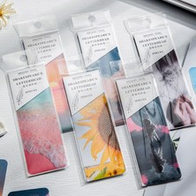 Hongliang Shop  No.4 Tarzı Shakespeare Mektupları Serisi Yer Işareti Pvc Mat Okuma Yer Işareti Alacakaranlık Galaksi Deniz Kitap Sayfa Işareti Kırtasiye Malzemeleri (Yurt Dışından)