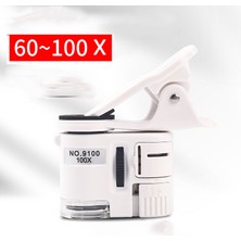 Hongliang Shop C  60X Tarzı Xmicroscope Telefon Dijital Mikroskop Kamera İle Led Işık Telefon Evrensel Mobil Büyüteç Makro Lens Kamera Klipsi (Yurt Dışından)