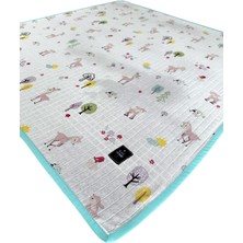 B.s.c Home % 100 Müslin Örtü&bebek Battaniyesi 90X90 cm