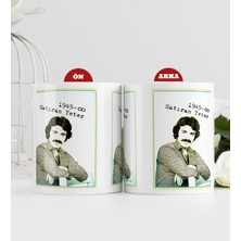 Bk Gift Ferdi Tayfur Hatıran Yeter Tasarımlı Beyaz Kupa Bardak-3, Arkadaşa Hediye