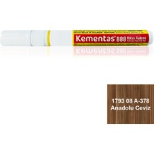 Kementaş Tam Örtücü Rötuş Kalemleri 1793 08 A-378 Anadolu Ceviz Orta Rötuş Kalemi