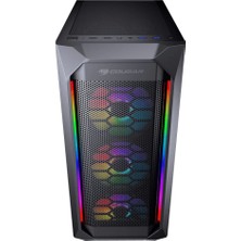 Cougar MX410 Mesh-G-Rgb 650W 80+ Atx Mid-Tower gaming Kasa (CGR-5VM6B-MESH-G-RGB)