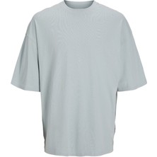 Jack & Jones JErkek Pamuklu Lacivert Bisiklet Yaka Tişört 12259975