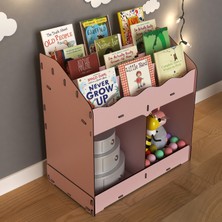 Mingitav Toby 6 Bölmeli Ahşap Montessori Kitaplık