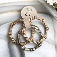 Gigi Giyim 3'lü Renkli Kadın Bijuteri Yüzük