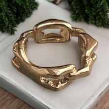 Gigi Giyim Zincir Detaylı Kadın Gold Yüzük