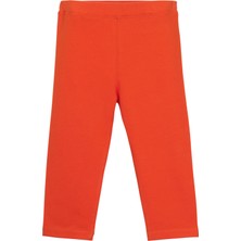 Kiremit Basic Kız Çocuk Diz Altı Tayt Kapri