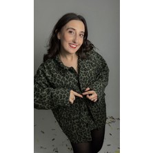 Gabardin Leopar Ceket
