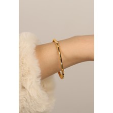 ÇGK KUYUMCULUK Yaldızlı Altın Bilezik CGKKLP0098