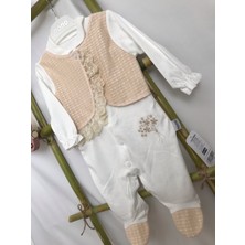 Capella Bebe Dantelli Bolerolu Yenidoğan Kız Bebek Tulum %100 Pamuk Kumaşlı Bebek Tulum Modelleri Yenidoğan Kız Bebekleri Için Tulum Modelleri