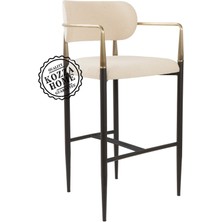 Kozza Home Casares Bar Sandalye Pirinç Eskitme - 75 cm